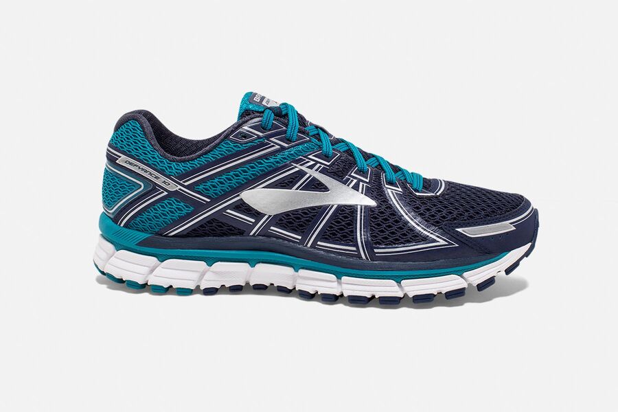 Tenis Corrida Brooks Defyance 10 Masculino Brasil - Azul Marinho/Azuis 5710329-QM